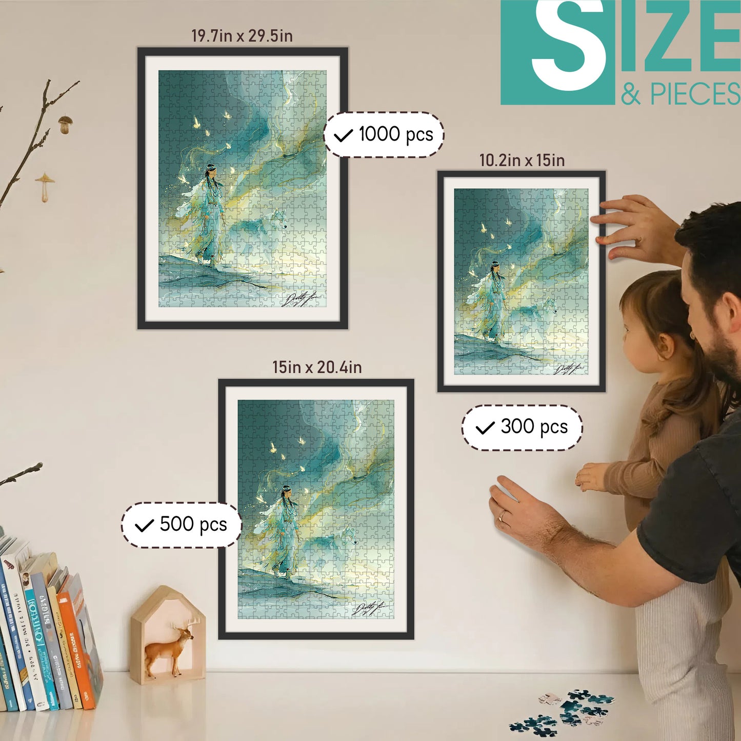 The Path of the Spirit – Wooden Jigsaw Puzzle (300 / 500 / 1000 Pieces) - NH79