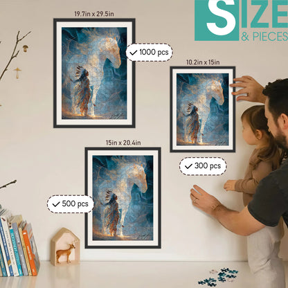 Path of the Spirit – Wooden Jigsaw Puzzle (300 / 500 / 1000 Pieces) - NH79
