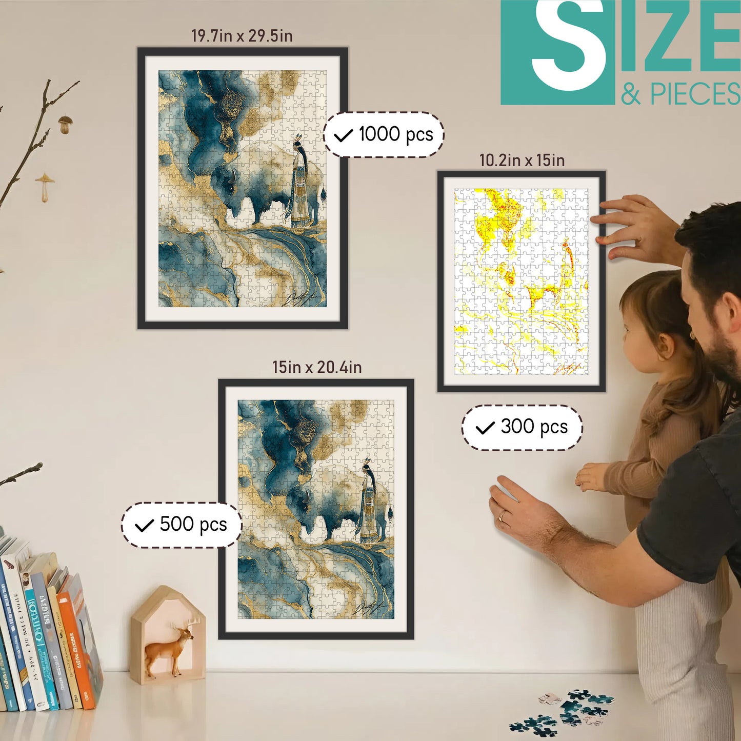 Whispers of the Sacred Plains – Wooden Jigsaw Puzzle (300 / 500 / 1000 Pieces) - NH79