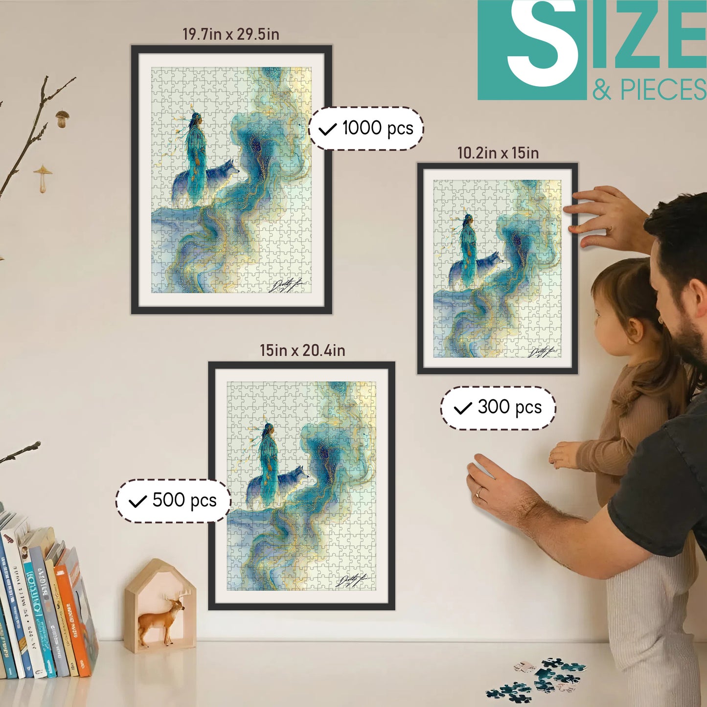 The Spirit’s Path – Wooden Jigsaw Puzzle (300 / 500 / 1000 Pieces) - NH79