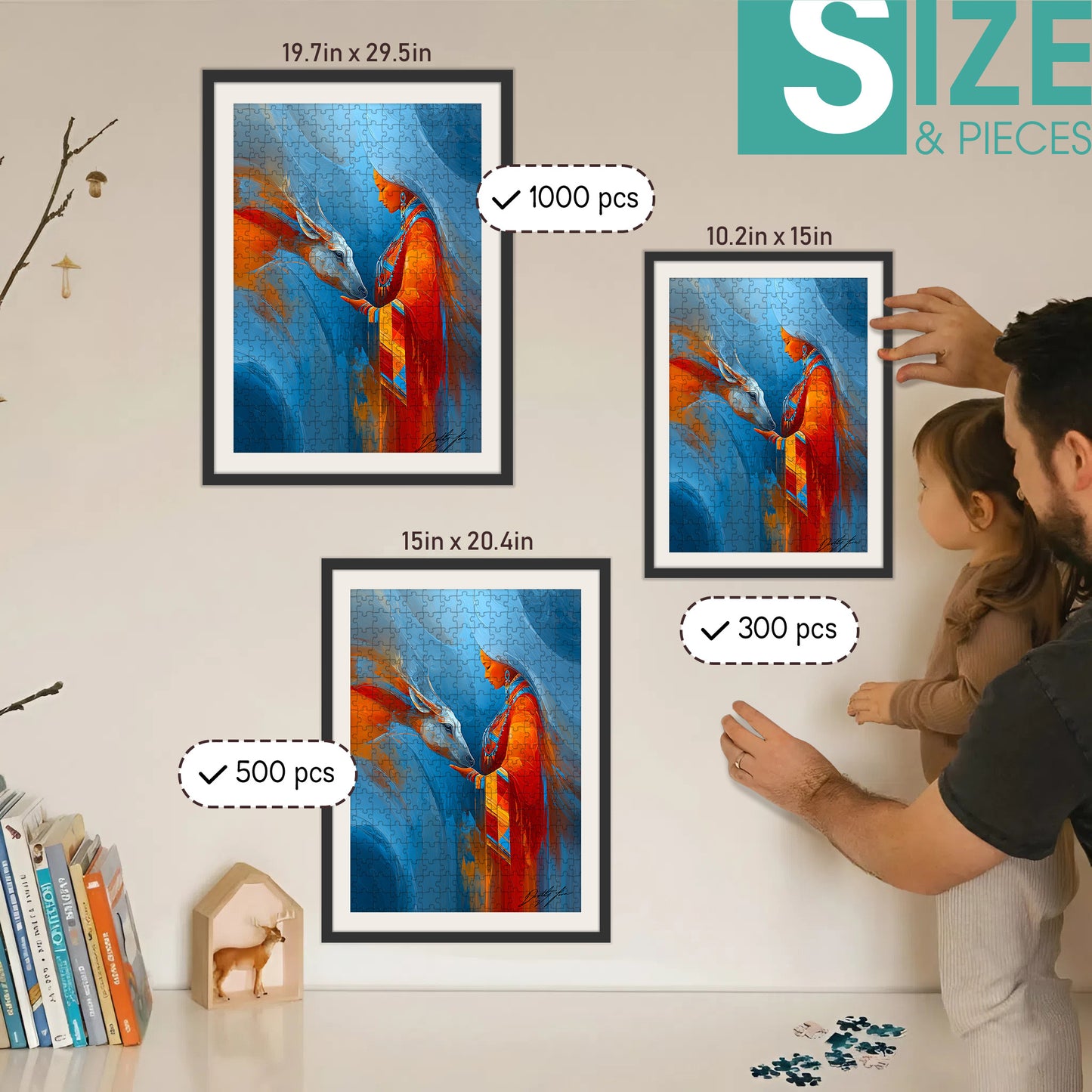 The Whisper of the Sacred – Wooden Jigsaw Puzzle (300 / 500 / 1000 Pieces) - NH79