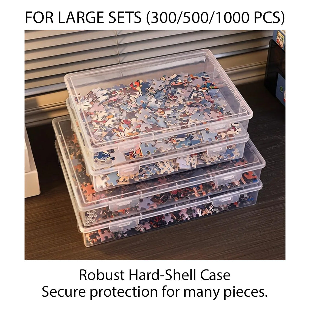 The Snowy Owl And The Falling Snowflake – Variant Acrylic/ Wooden Jigsaw Puzzle (300 / 500 / 1000 Pieces)
