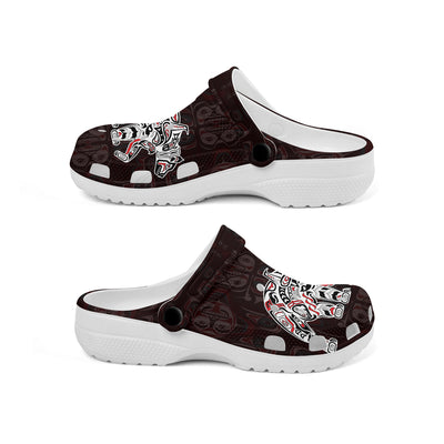 Native Pattern Clog Shoes For Adult and Kid 99129 New