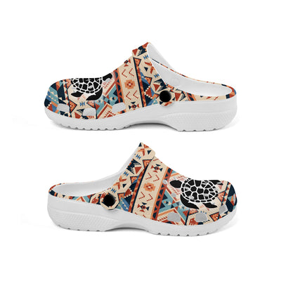 Native Pattern Clog Shoes For Adult and Kid 89205 New