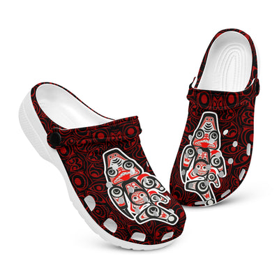 Native Pattern Clog Shoes For Adult and Kid 89121 New