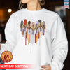 Native American Women Together Feather Heart Shirt