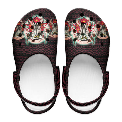 Native Pattern Clog Shoes For Adult and Kid 89209 New