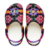 Native Pattern Clog Shoes For Adult and Kid 89197 New