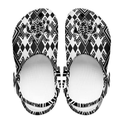 Native Pattern Clog Shoes For Adult and Kid 89201 New