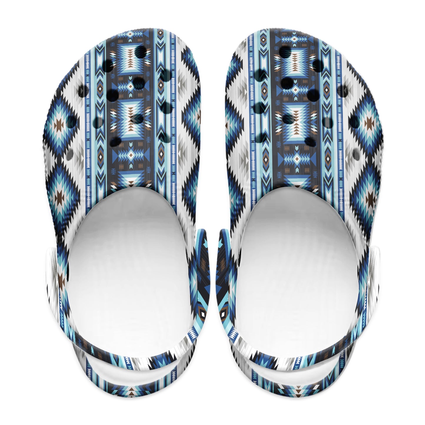 Native Pattern Clog Shoes For Adult and Kid 89229 New