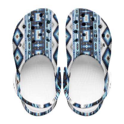 Native Pattern Clog Shoes For Adult and Kid 89229 New