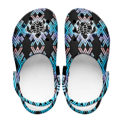 Native Pattern Clog Shoes For Adult and Kid 89202 New