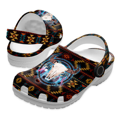 Native Pattern Clog Shoes For Adult and Kid 99110 New