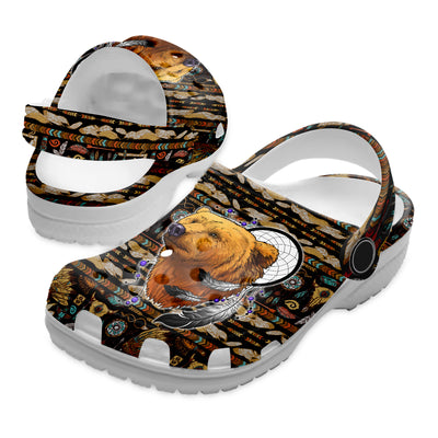 Native Pattern Clog Shoes For Adult and Kid 89234 New