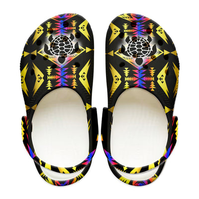Native Pattern Clog Shoes For Adult and Kid 99098 New