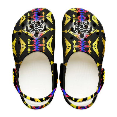 Native Pattern Clog Shoes For Adult and Kid 89199 New