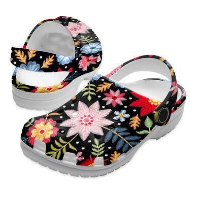 Native Pattern Clog Shoes For Adult and Kid 89191 New