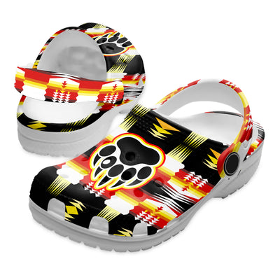 Native Pattern Clog Shoes For Adult and Kid 99091 New