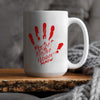 MMIW - Protect Native Women Red Hand Ceramic Coffee Mug 222