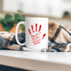 MMIW - Protect Native Women Red Hand Ceramic Coffee Mug 222