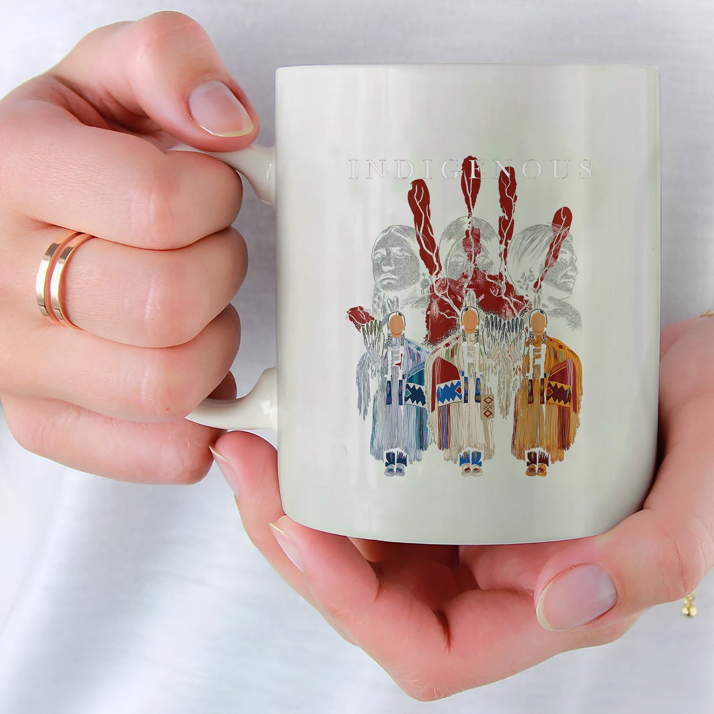 Indigenous Sisters Ceramic Coffee Mug 224