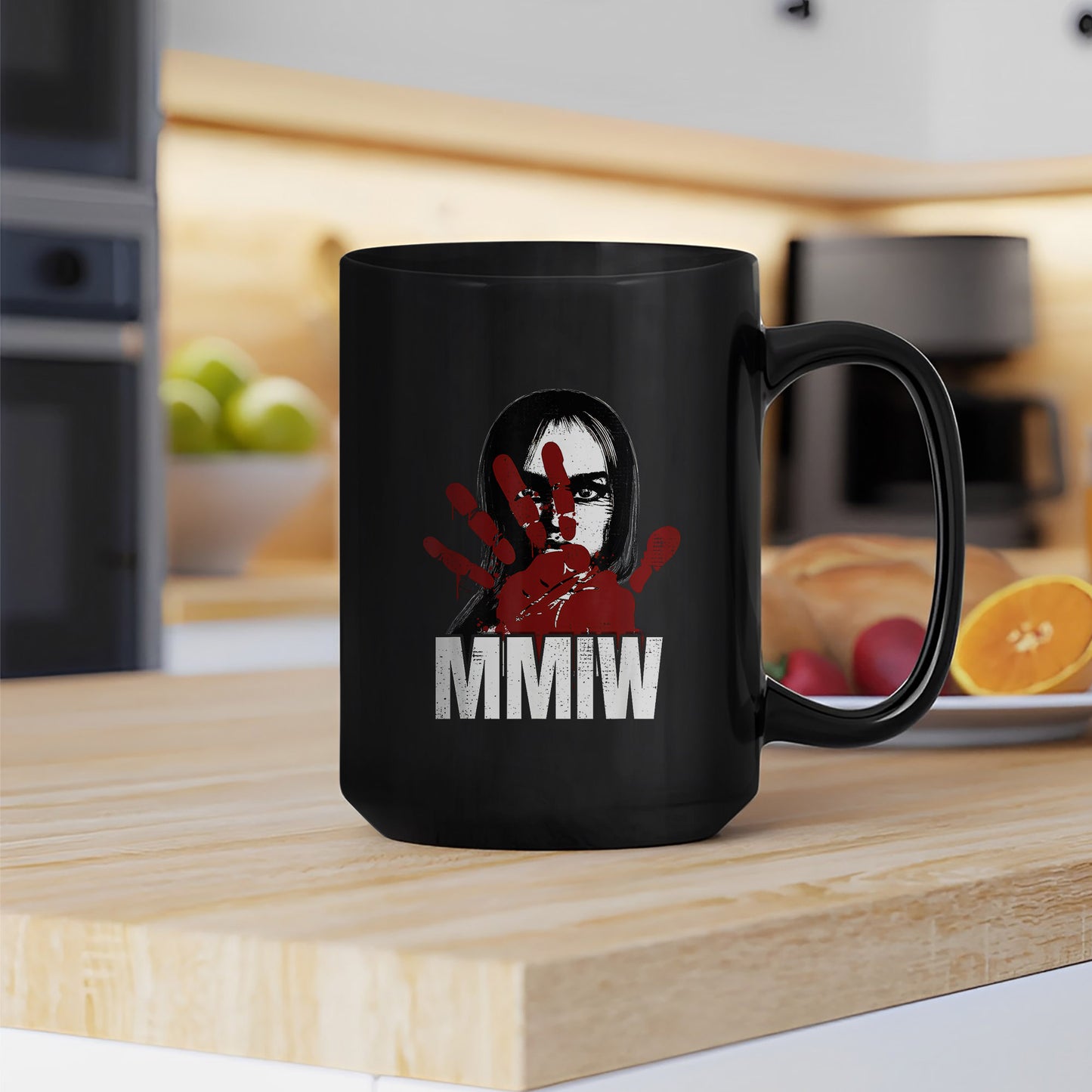 MMIW - Red Hand Ceramic Coffee Mug 226