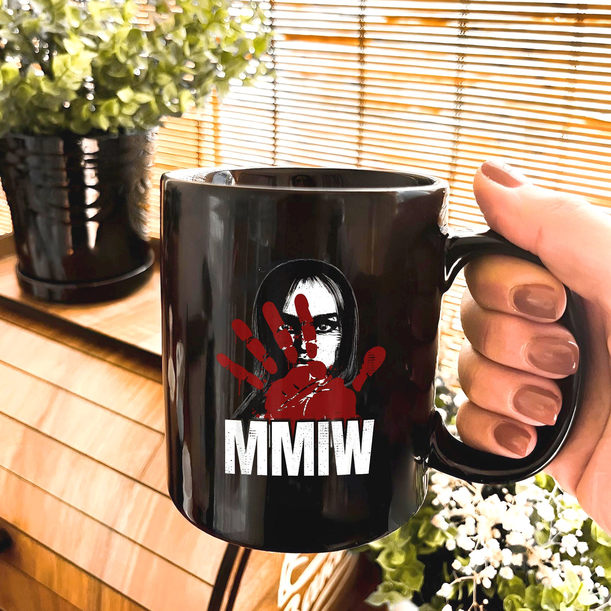 MMIW - Red Hand Ceramic Coffee Mug 226