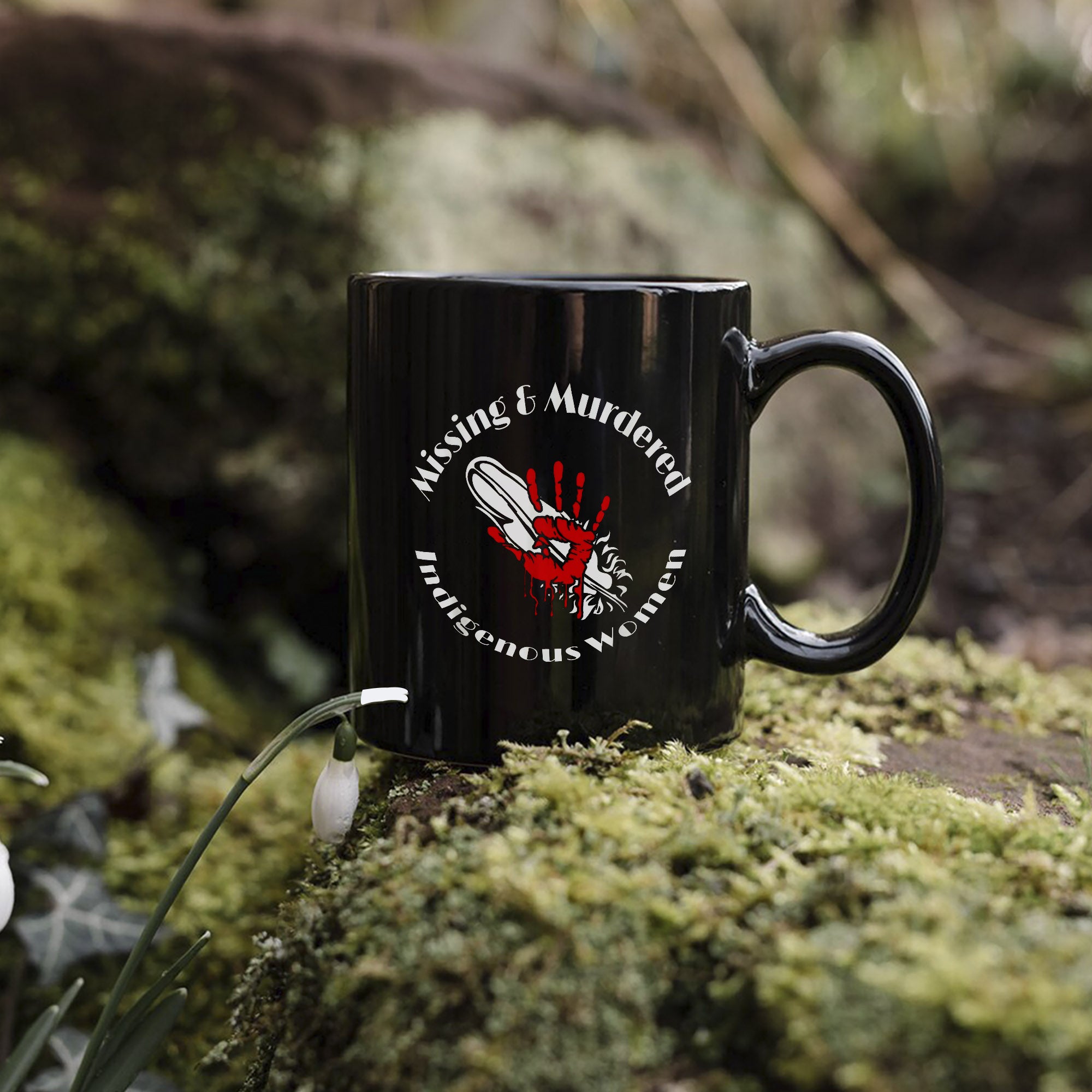 MMIW - Red Hand Ceramic Coffee Mug 227