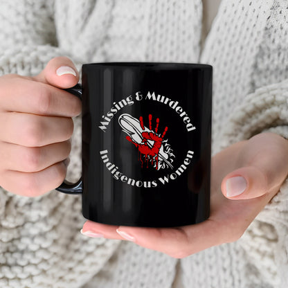 MMIW - Red Hand Ceramic Coffee Mug 227