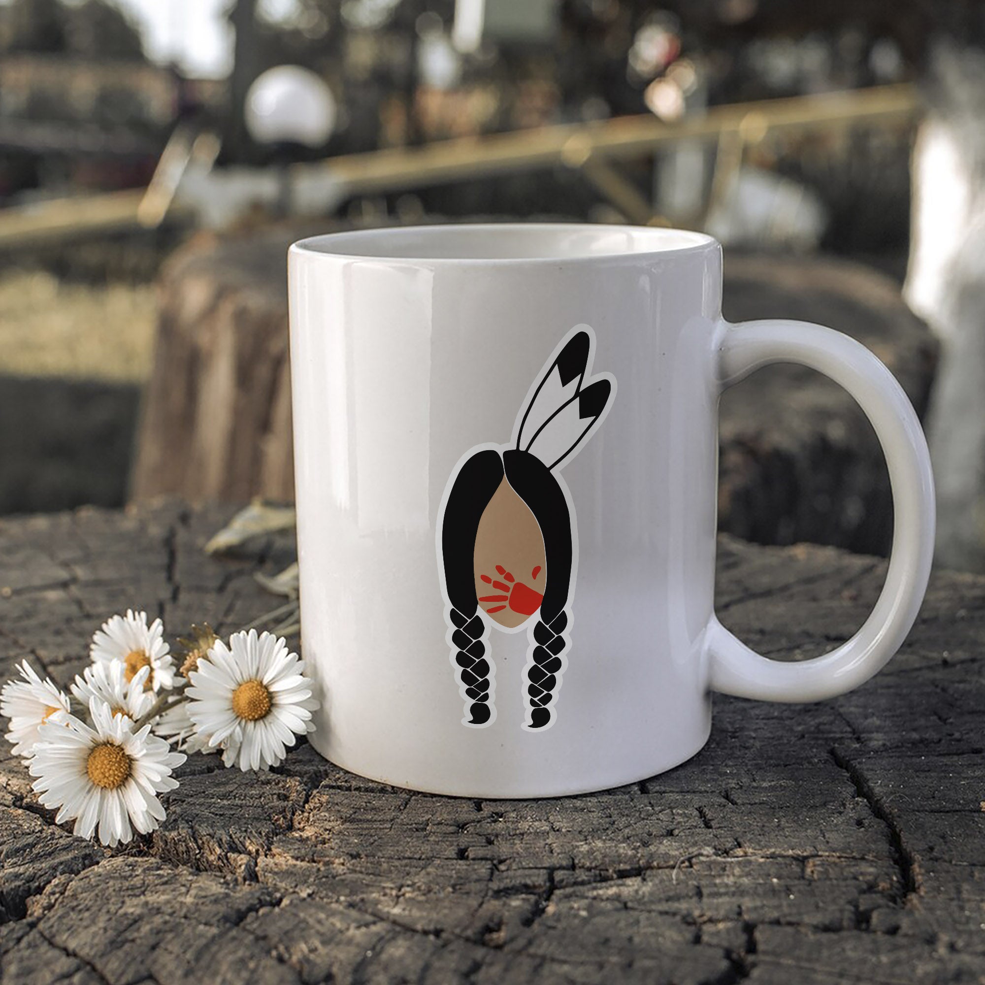 MMIW - No More Stolen Sister Red Hand Coffee Mug 232