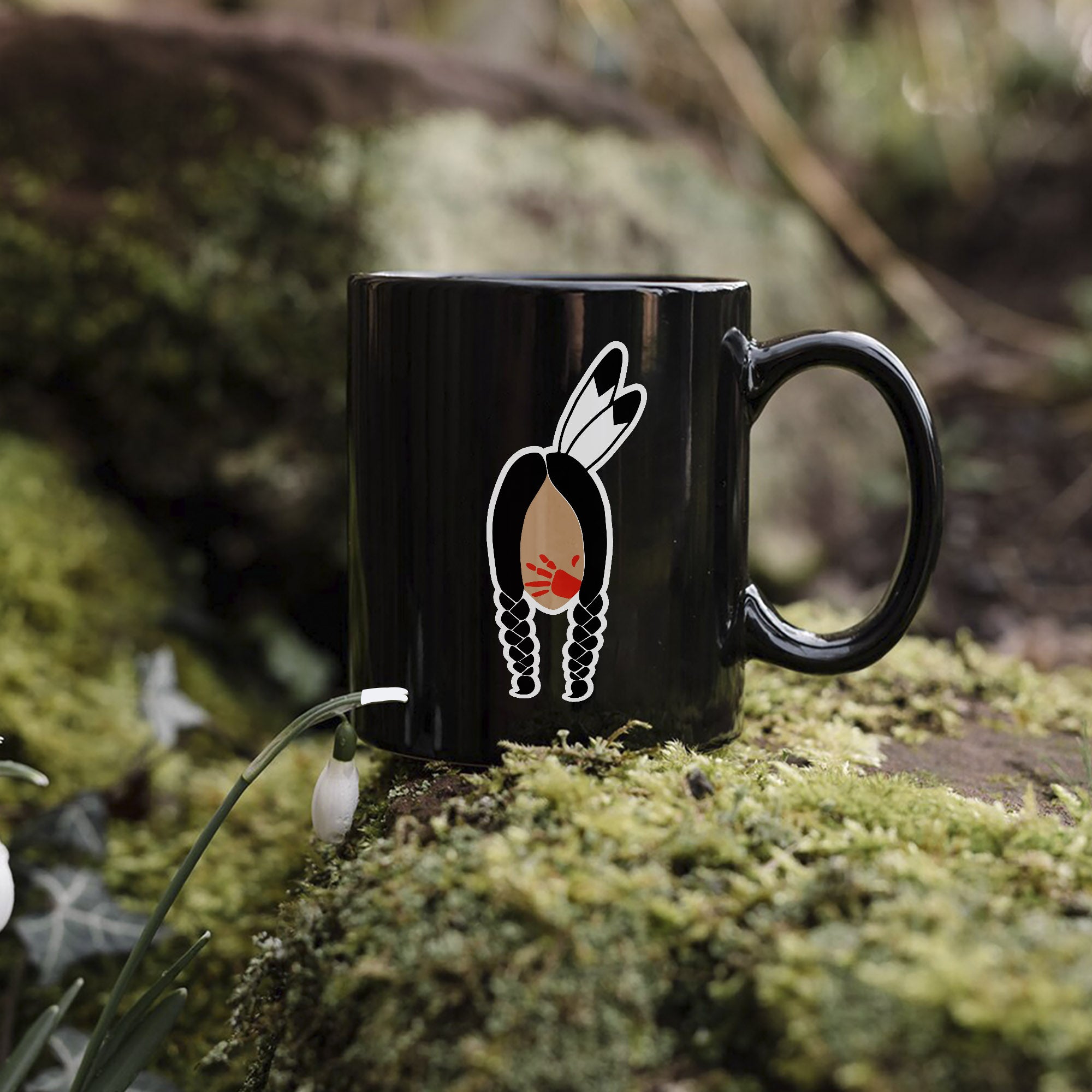 MMIW - No More Stolen Sister Red Hand Coffee Mug 232