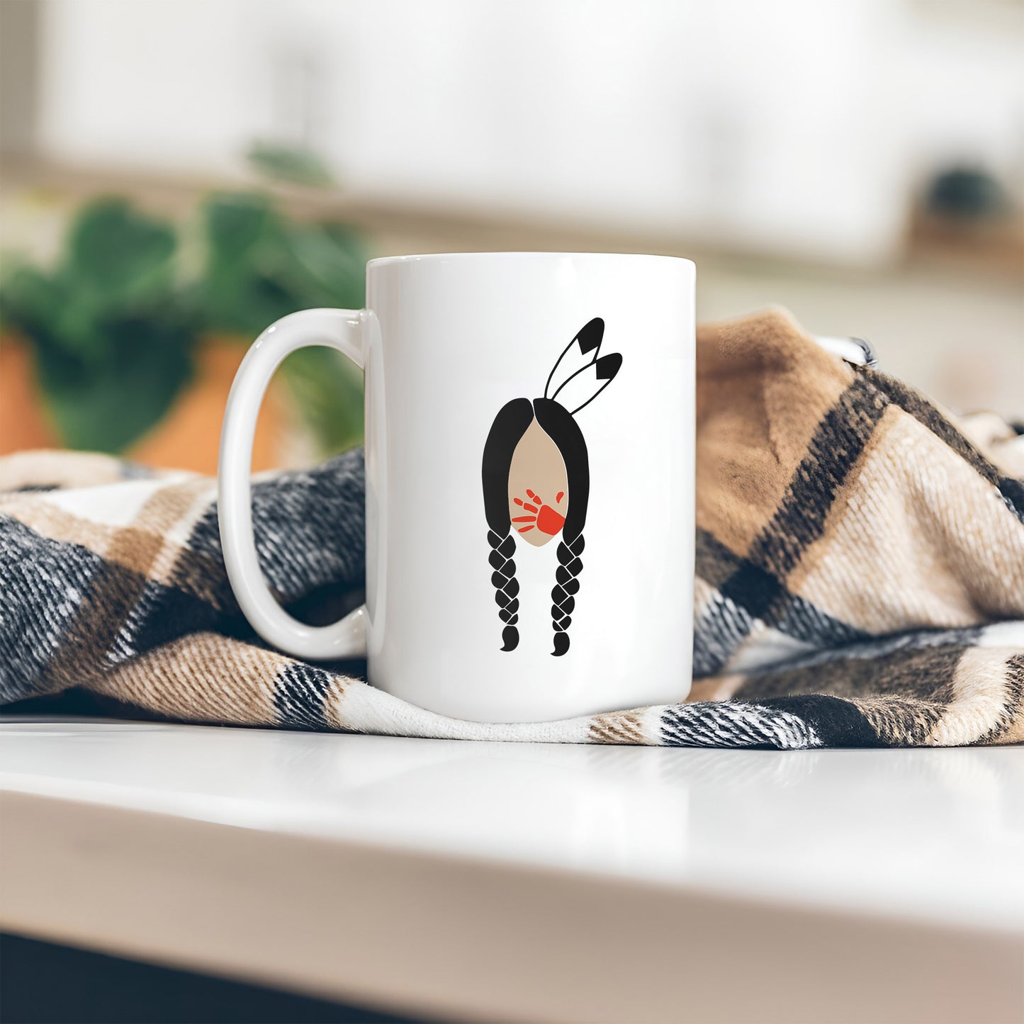 MMIW - No More Stolen Sister Red Hand Coffee Mug 232