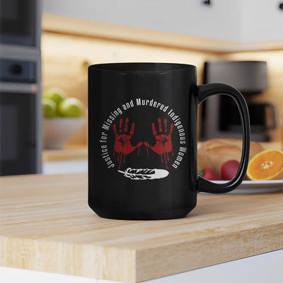 MMIW - Justice For MMIW Red Hands Coffee Mug 234