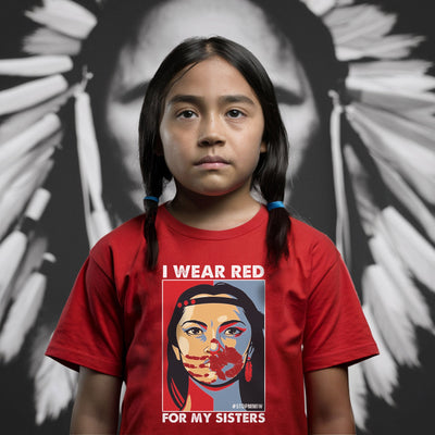 MMIW I Wear Red For My Sister Woman Red Hand Unisex T-Shirt/Hoodie/Sweatshirt