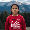 MMIW I Wear Red For My Sister Red Hand Unisex Hoodie/Sweatshirt/T-Shirt