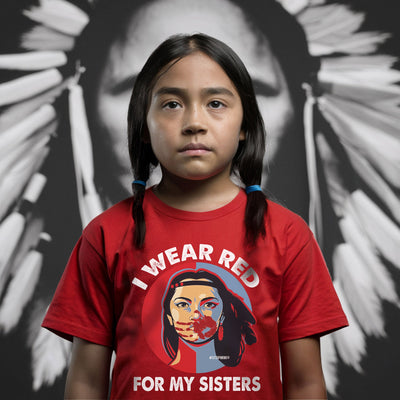 MMIW I Wear Red For My Sisters Red Hand Indigenous Women Unisex T-Shirt/Hoodie/Sweatshirt