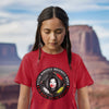 MMIW No More Stolen Sisters Feather Color Red Hand Unisex T-Shirt/Hoodie/Sweatshirt