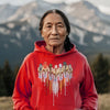 Native American Women Feather Heart Unisex Hoodie/Sweatshirt/T-Shirt 122