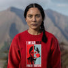 MMIW Awareness Indigenous Red Hand Women Gifts Unisex T-Shirt/Hoodie/Sweatshirt