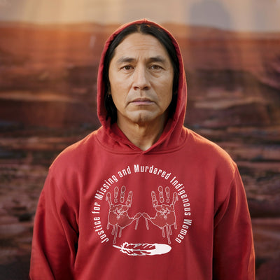 MMIW Awareness Justice For MMIW Red Hands Unisex T-Shirt/Hoodie/Sweatshirt