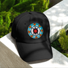 SALE 50% OFF - Turtle Cotton Unisex Baseball Cap With Beaded Patch Native American Style