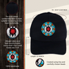 SALE 50% OFF - Turtle Cotton Unisex Baseball Cap With Beaded Patch Native American Style