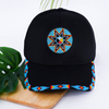 SALE 50% OFF - Medicine Wheel Star Baseball Cap With Patch And Brim Cotton Unisex Native American Style