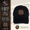 SALE 50% OFF - Feather Baseball Cap With Patch Cotton Unisex Native American Style