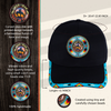 SALE 50% OFF - Trail Of Tears Baseball Patch with Brim Beaded Cotton Cap Native American Style