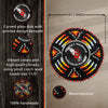 SALE 50% OFF -  Missing and Murdered Indigenious Women 2 Sunburst Beaded Patch Necklace Pendant