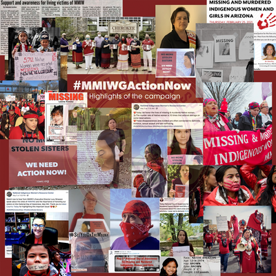 MMIW - Justice For MMIW Red Hands Coffee Mug 234