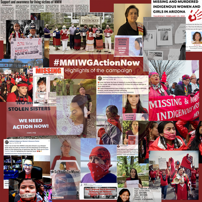 MMIW - No More Stolen Sister Red Hand Coffee Mug 232