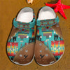 Native Pattern Clog Shoes For Adult and Kid 89154 New