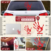 Red Hand Print Missing Murdered Indigenous Women Vinyl Car Decal Sticker